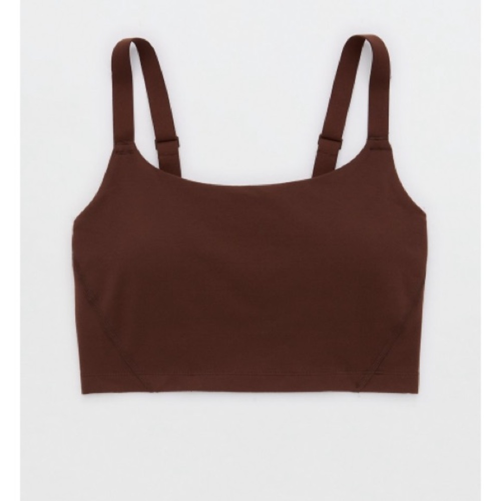 Brown sports bra